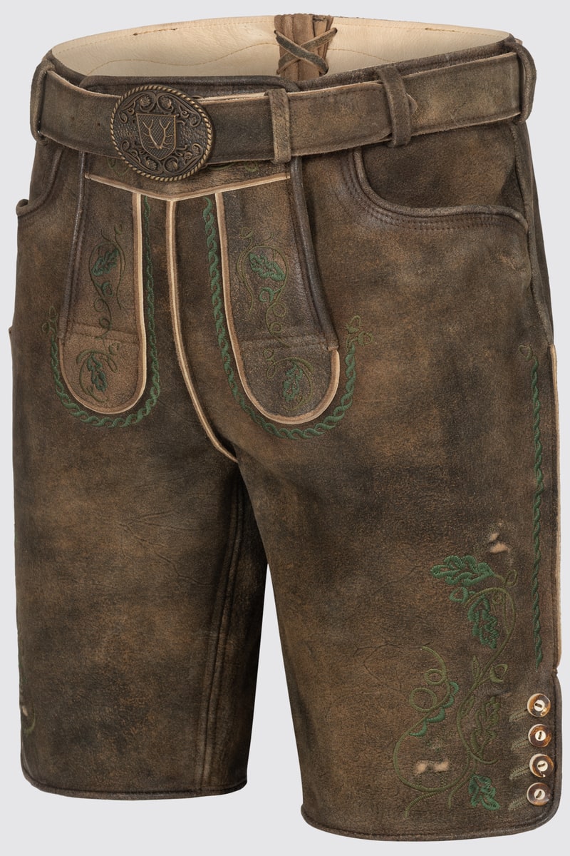 Lederhose Tarius mit Gürtel