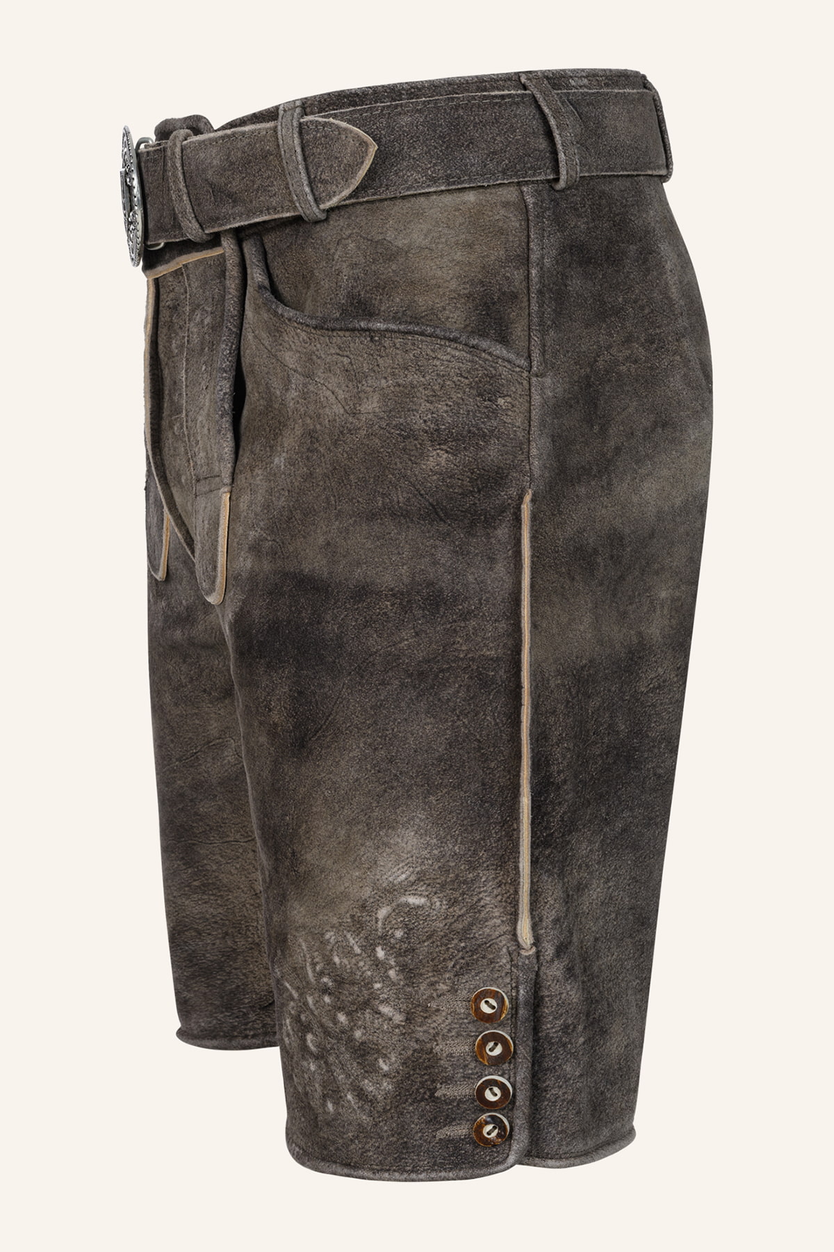 Lederhose Patrizio mit Gürtel