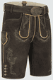 Lederhose Brandon mit Gürtel