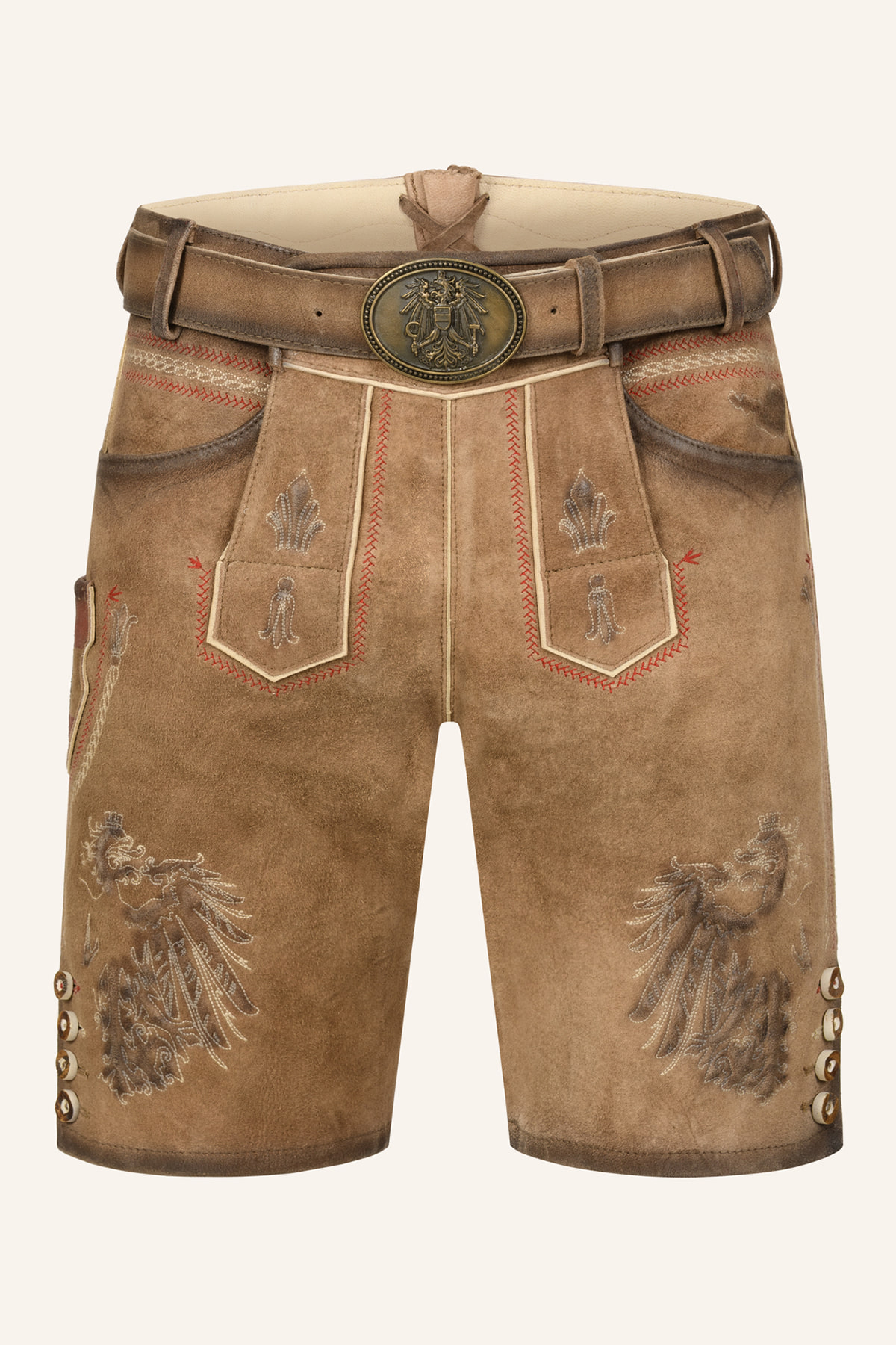 Lederhose Mei Hoamat mit Gürte
