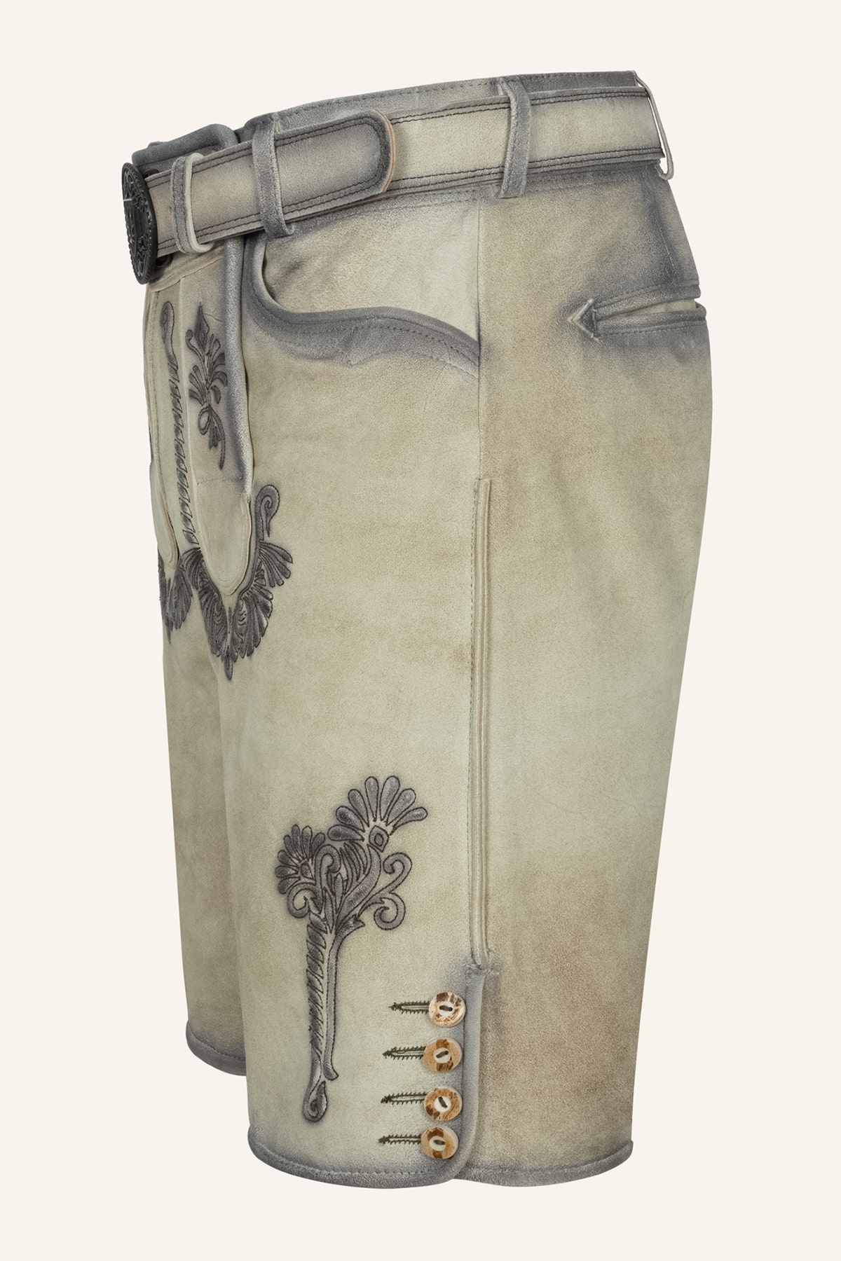 Lederhose Aric mit Gürtel
