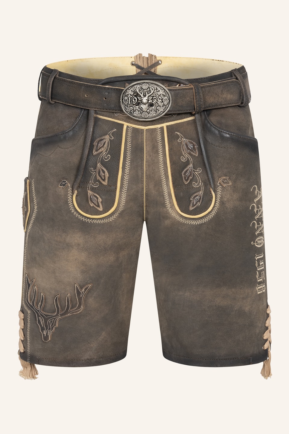 Lederhose Anno 1958 mit Gürtel
