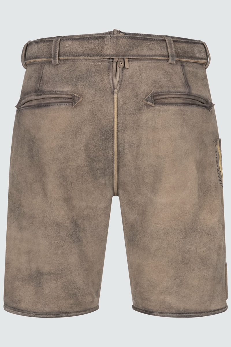 Lederhose Brandon mit Gürtel
