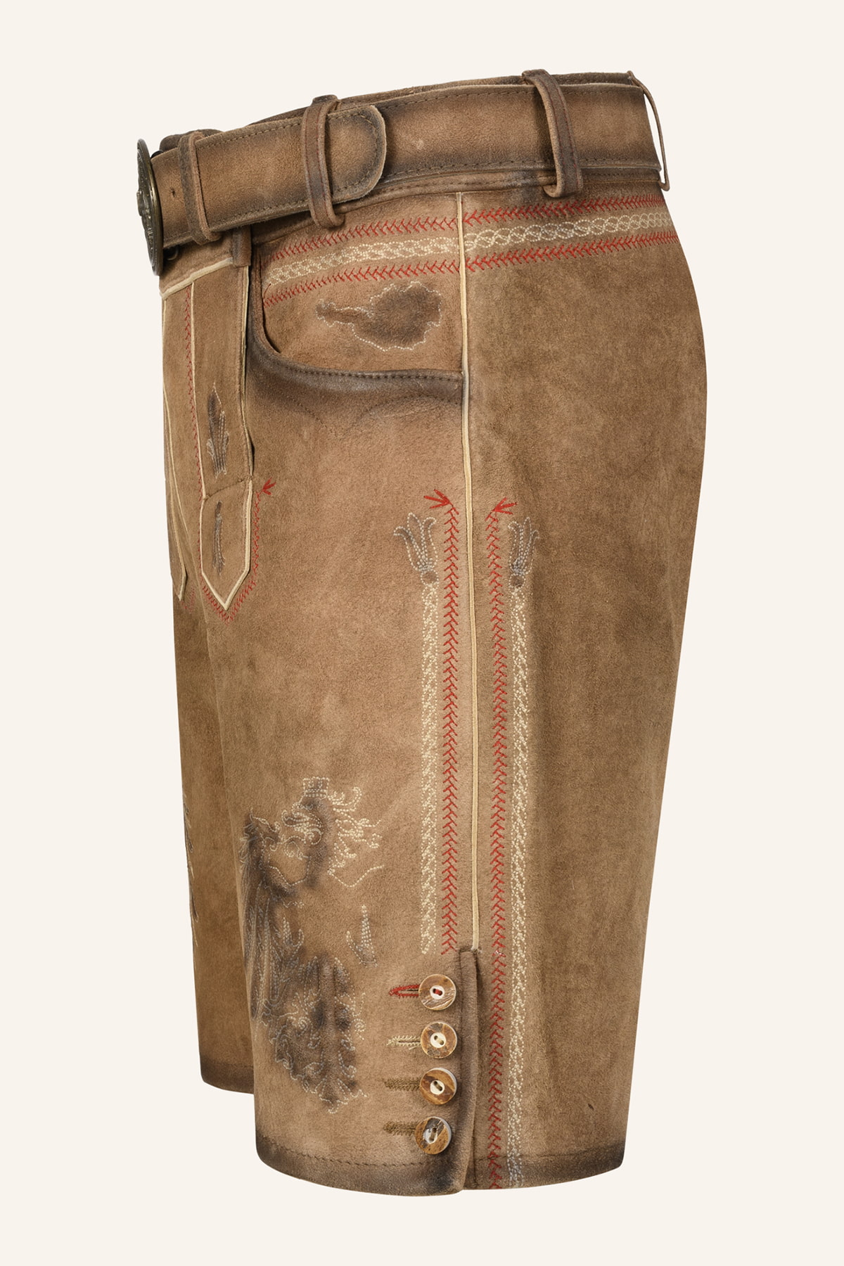 Lederhose Mei Hoamat mit Gürte