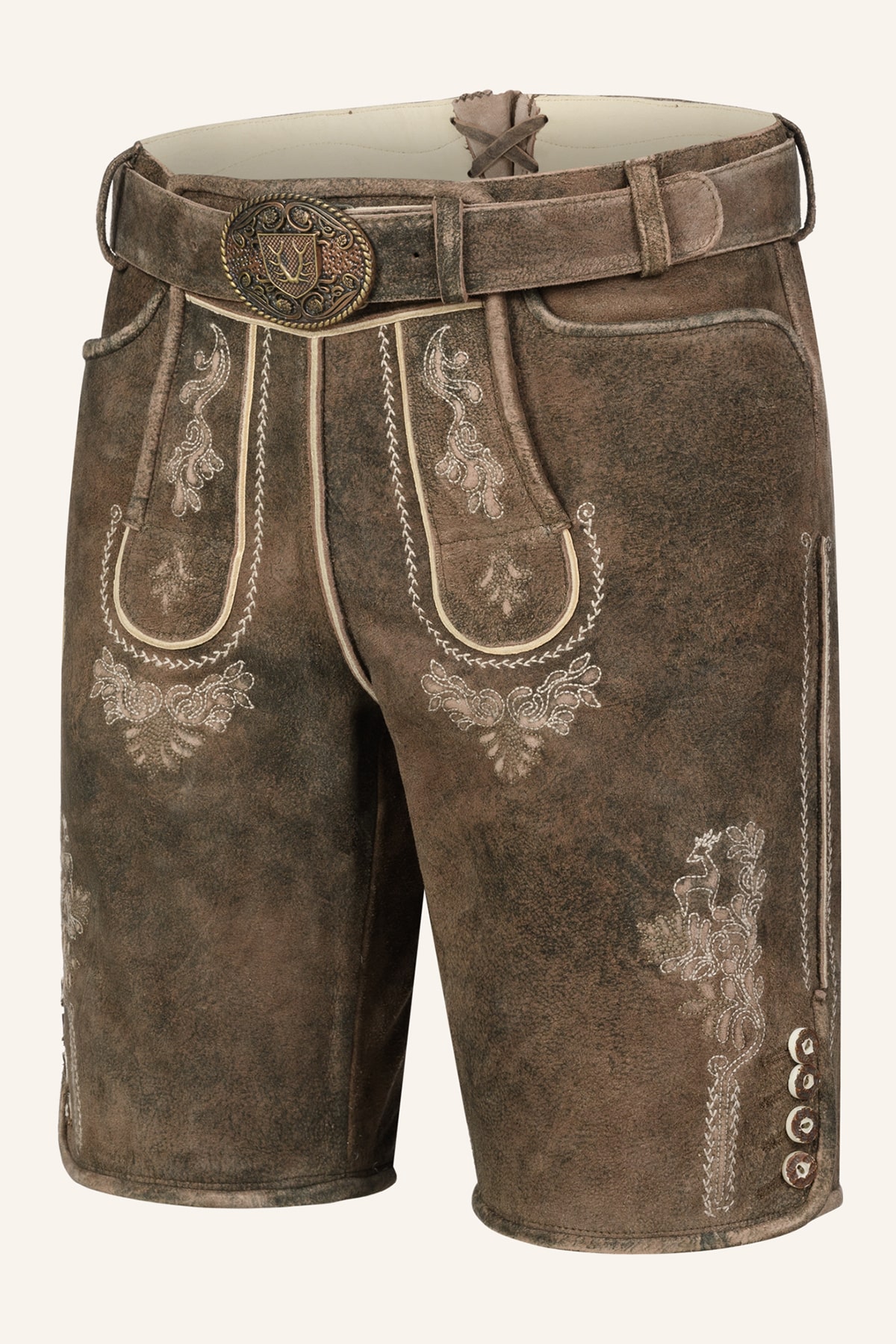 Lederhose Josha mit Gürtel