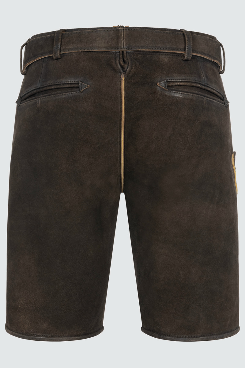 Lederhose Brandon mit Gürtel