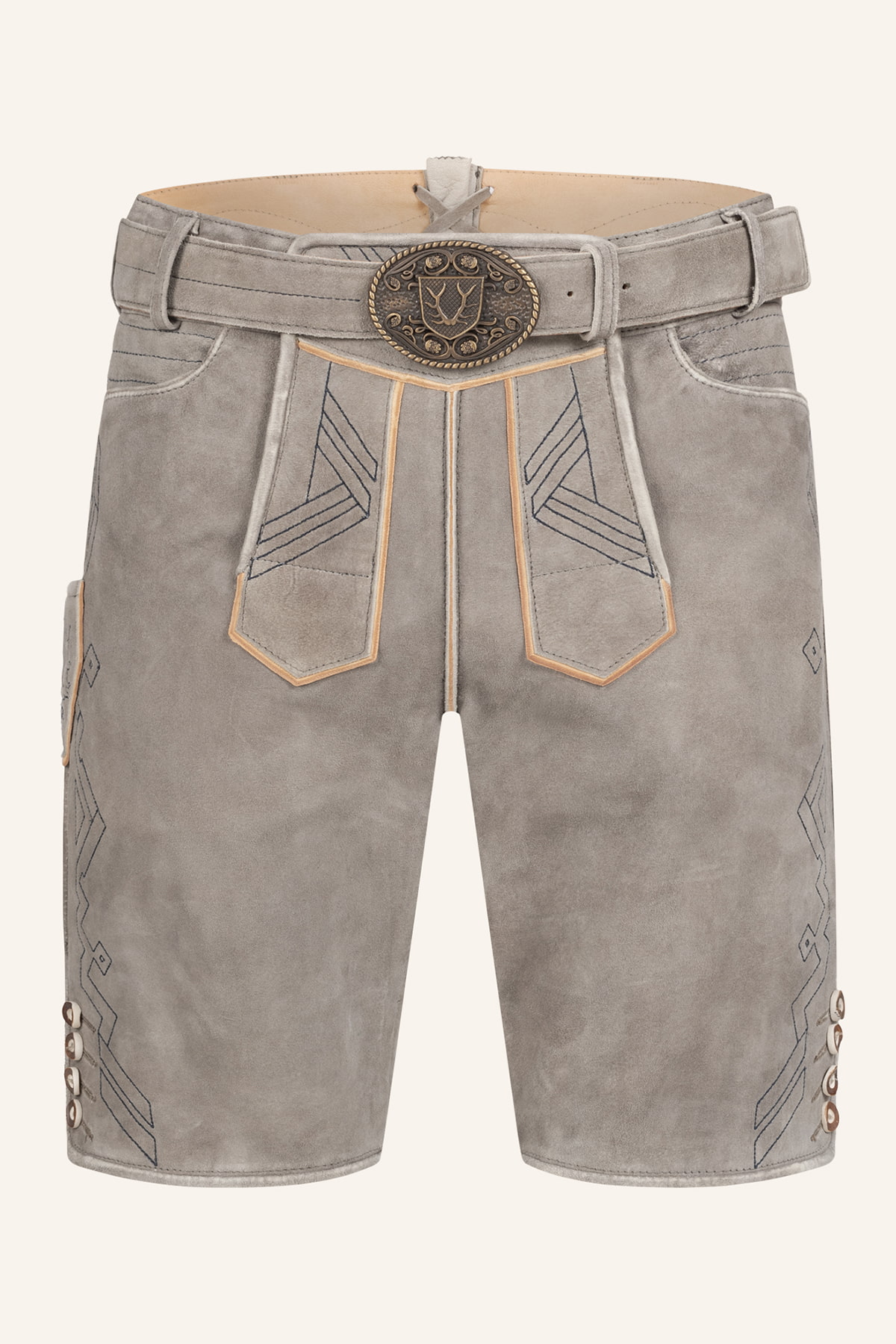 Lederhose Xilas mit Gürtel