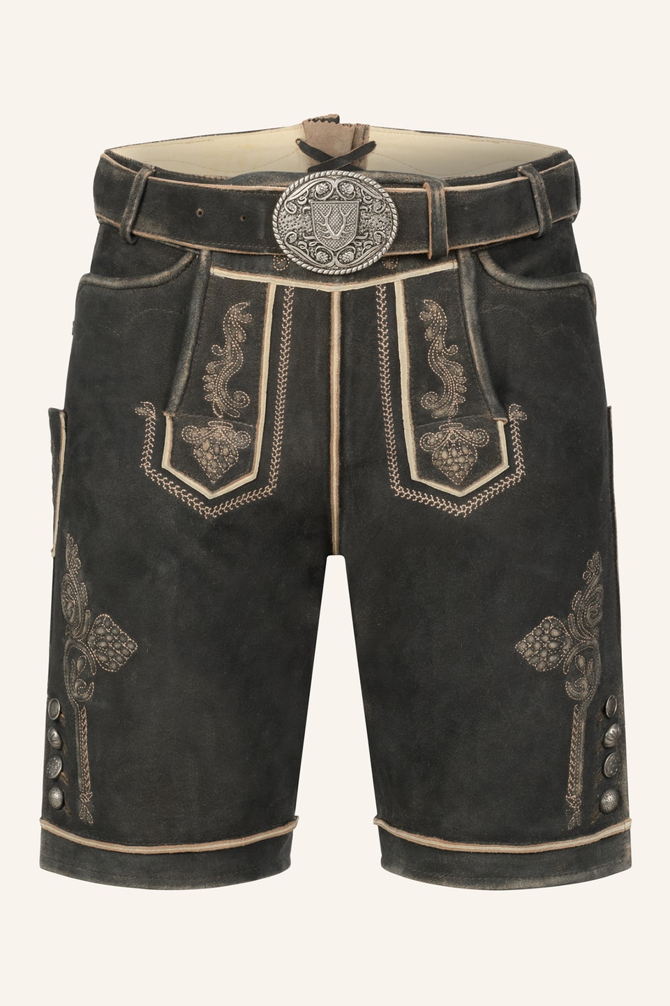 Lederhose Jakobus mit Gürtel