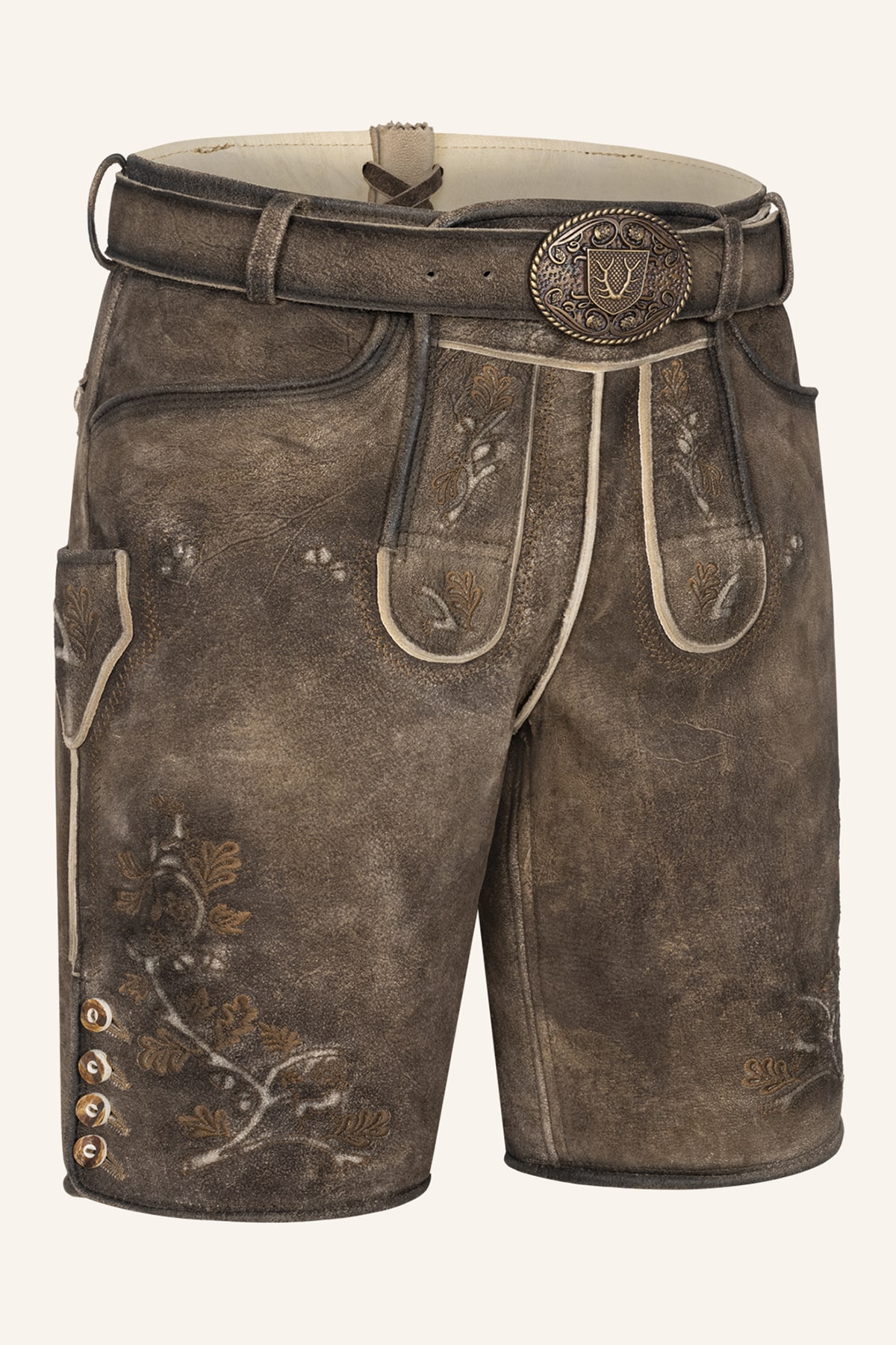 Lederhose Wanja mit Gürtel