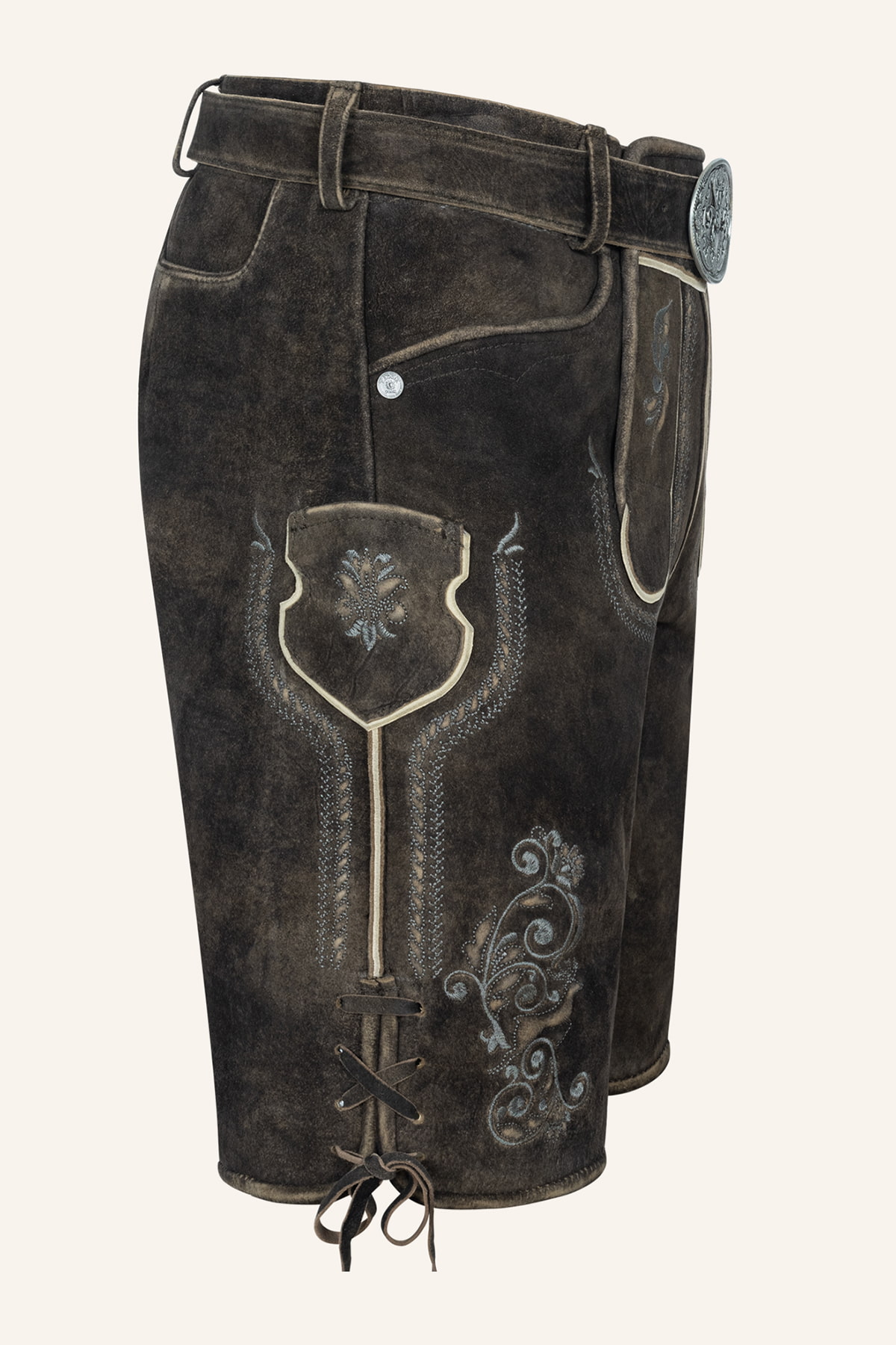 Lederhose Gideon mit Gürtel