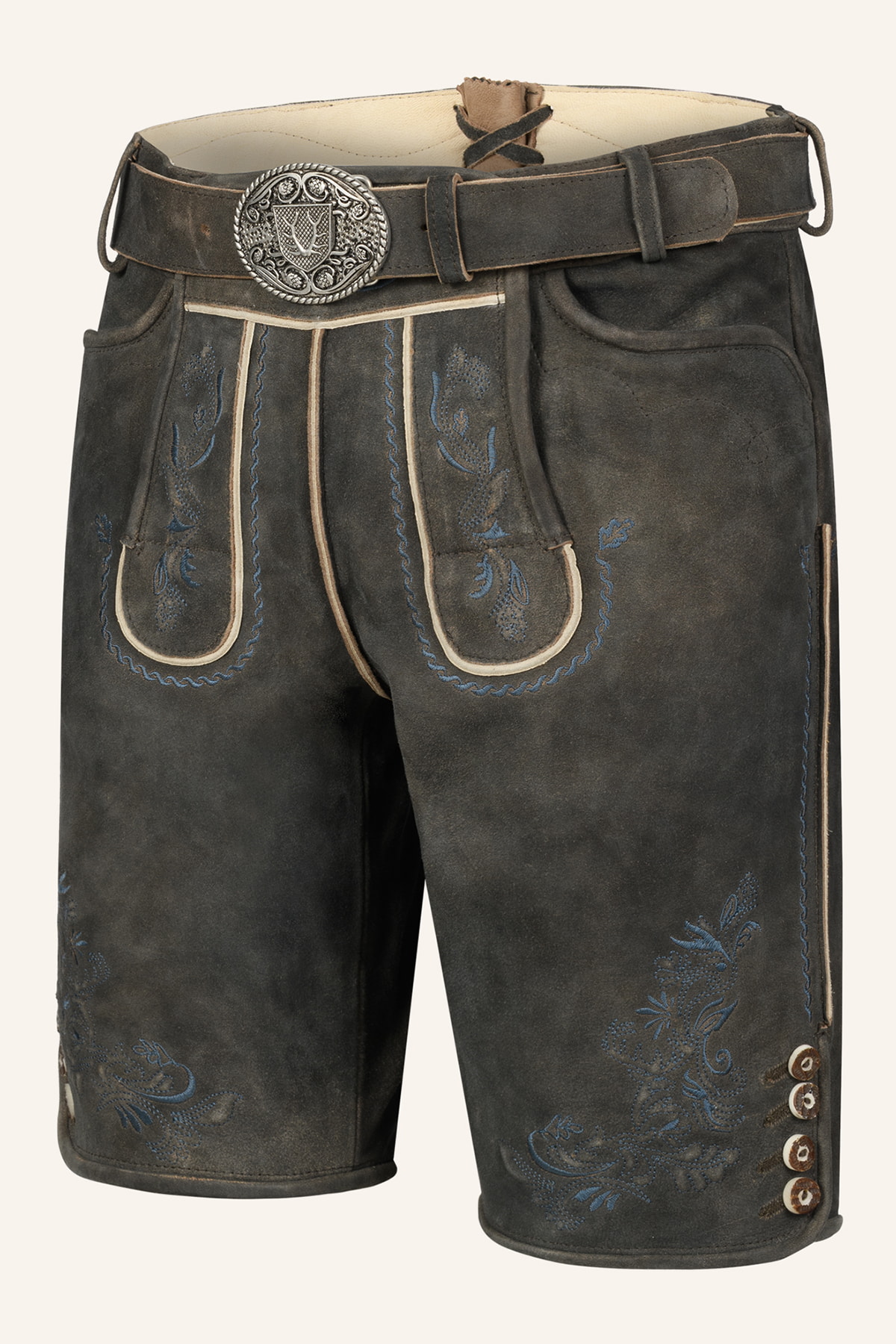 Lederhose Yanis mit Gürtel