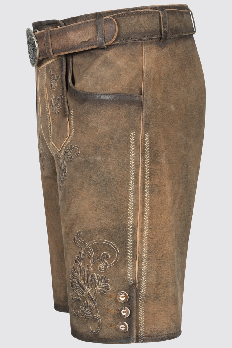Lederhose Bentje mit Gürtel