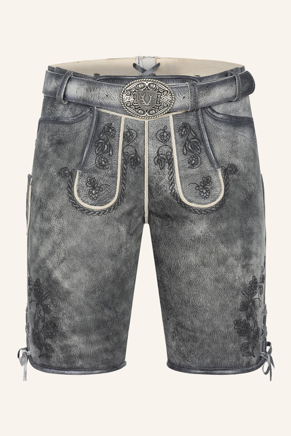 Lederhose Okko mit Gürtel
