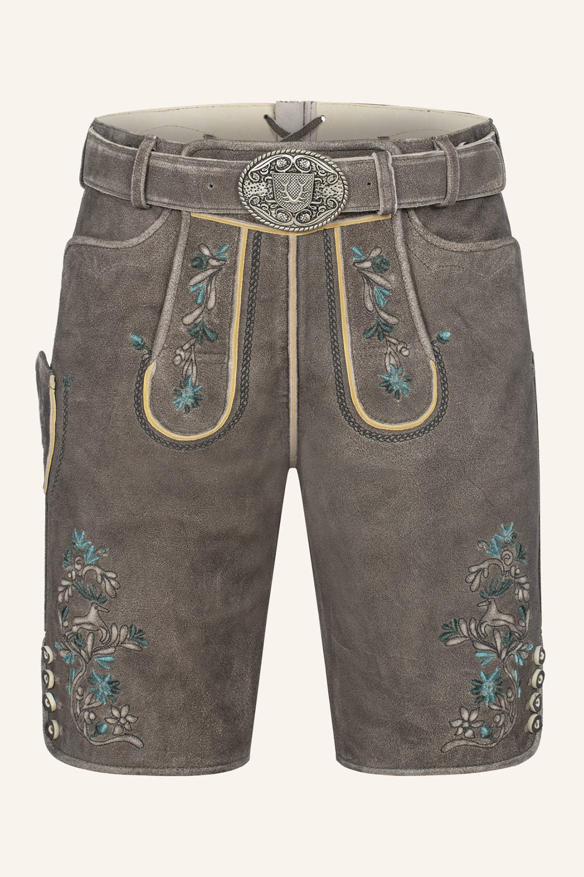 Lederhose Jorrit mit Gürtel