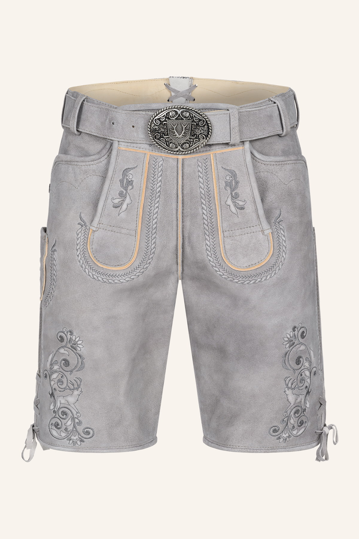 Lederhose Norwin mit Gürtel