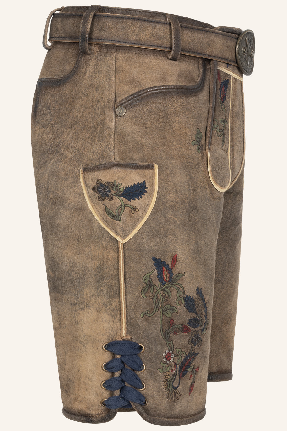 Lederhose Emil mit Gürtel