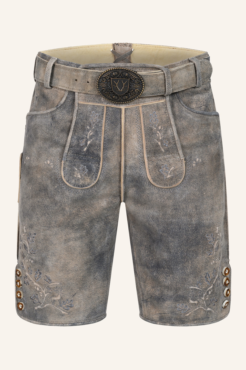 Lederhose Berno mit Gürtel