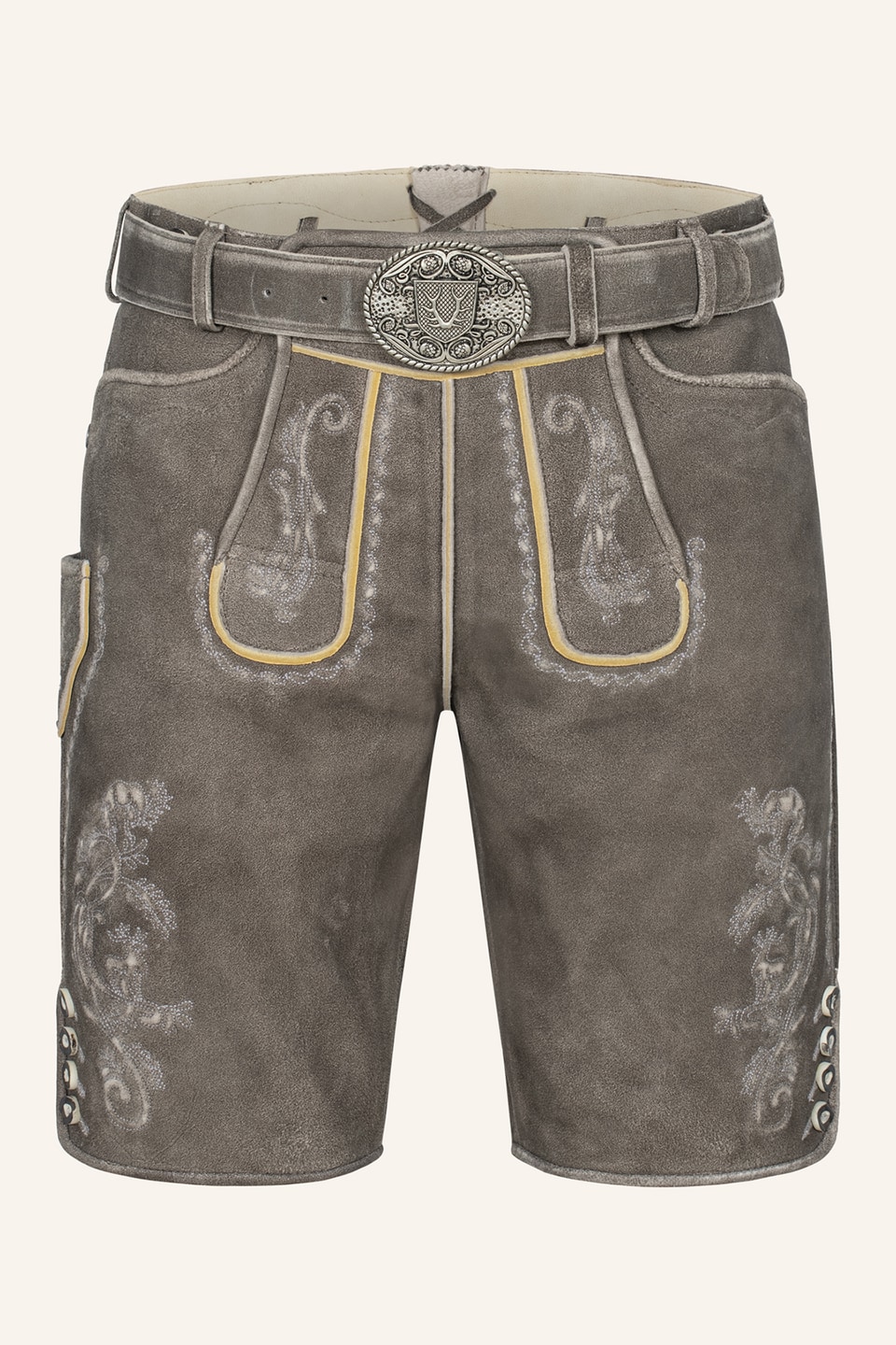 Lederhose Howard mit Gürtel