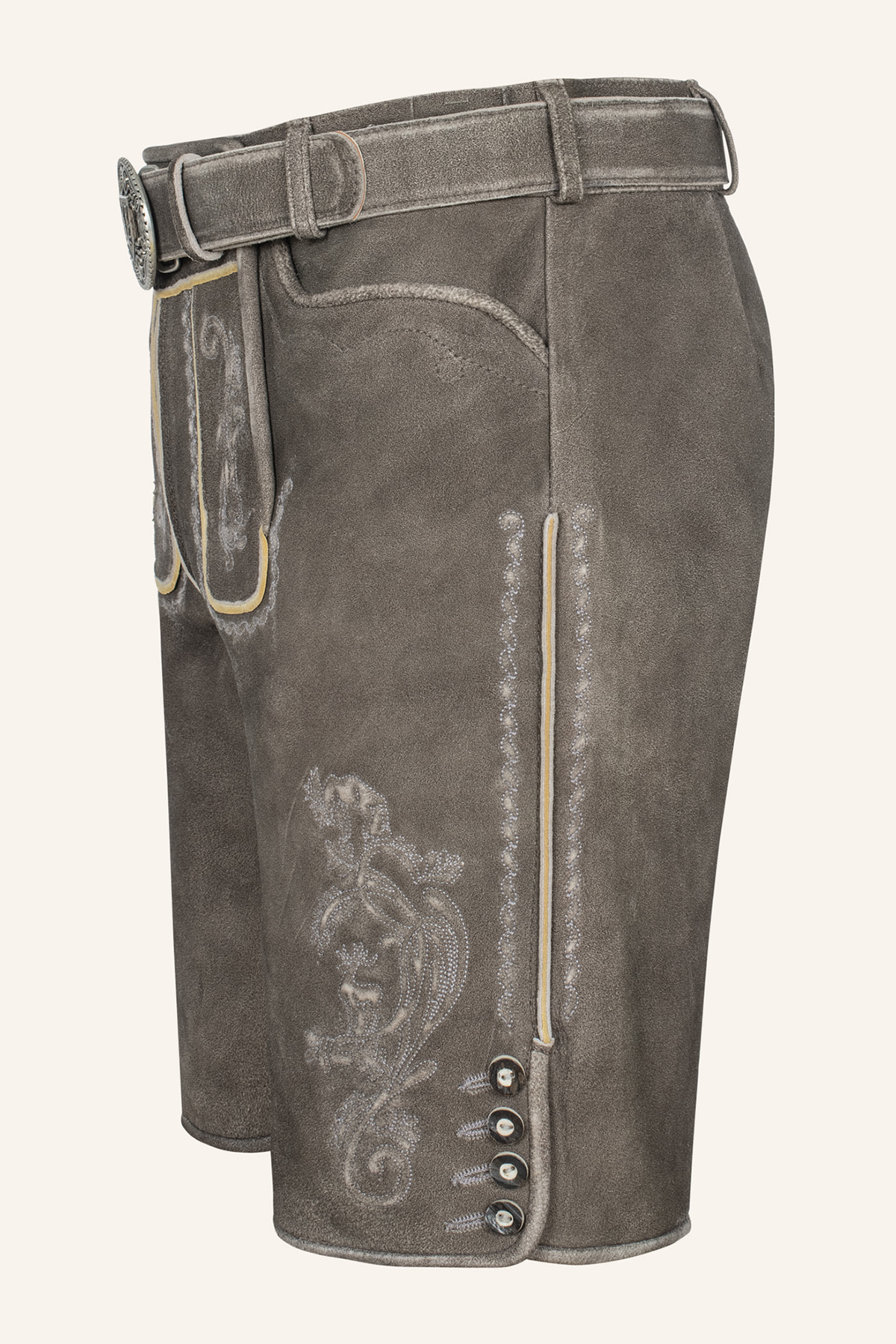 Lederhose Howard mit Gürtel
