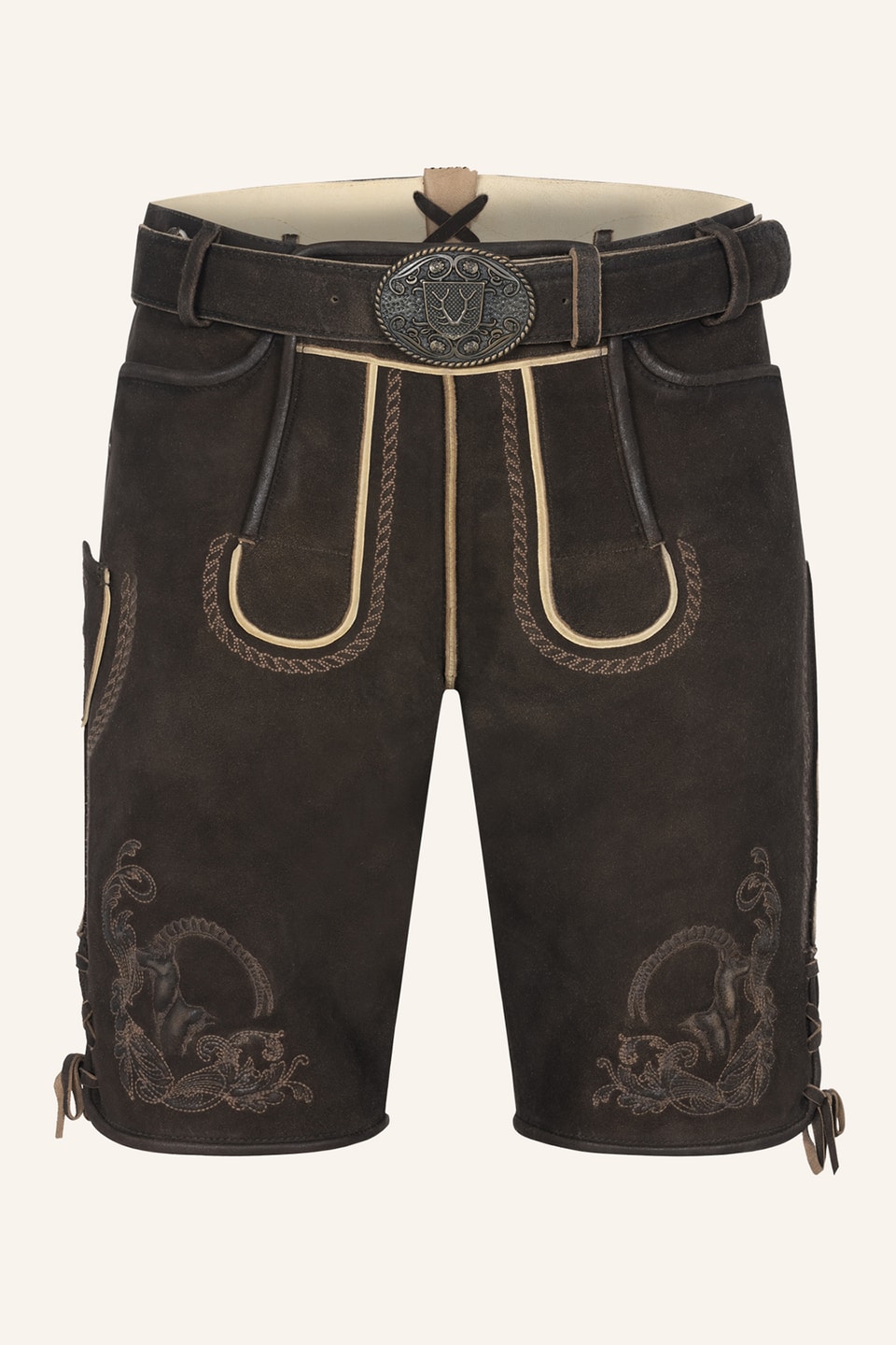 Lederhose Balian mit Gürtel