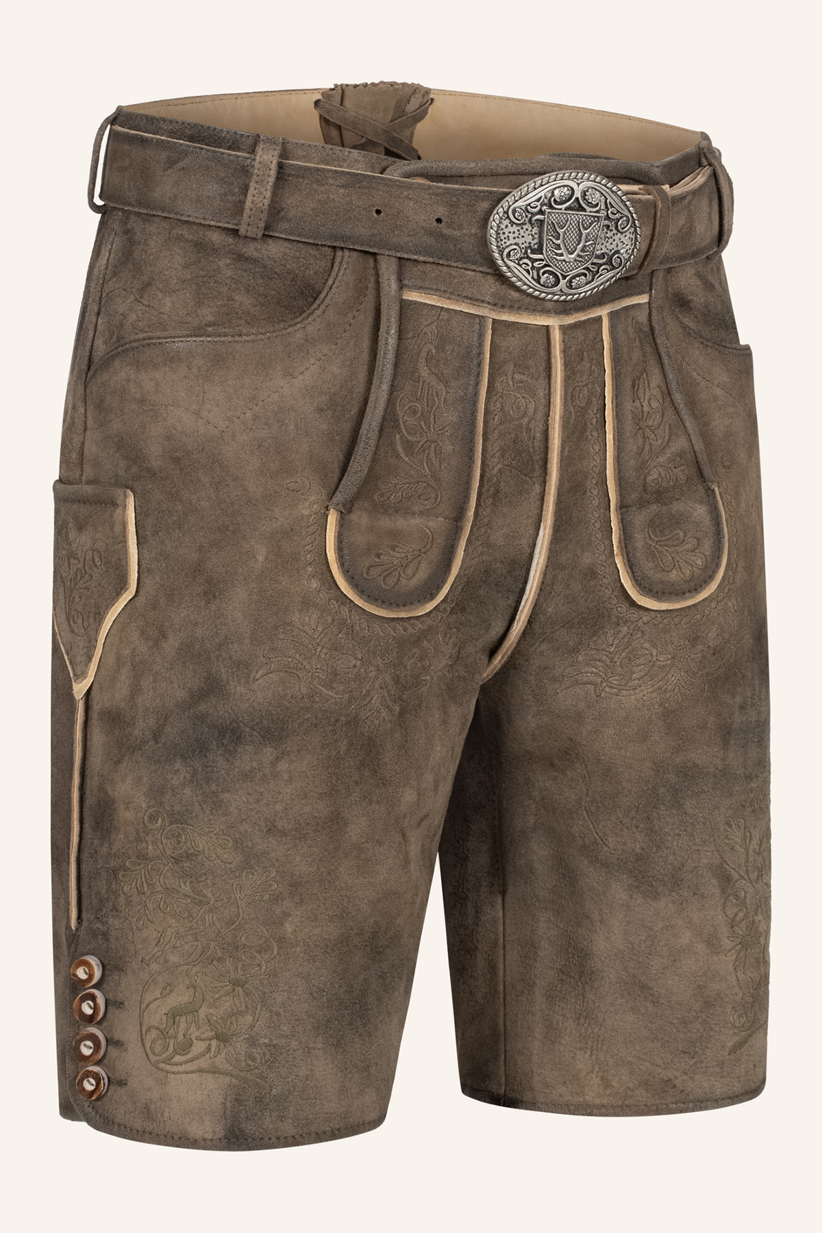 Lederhose Denis mit Gürtel