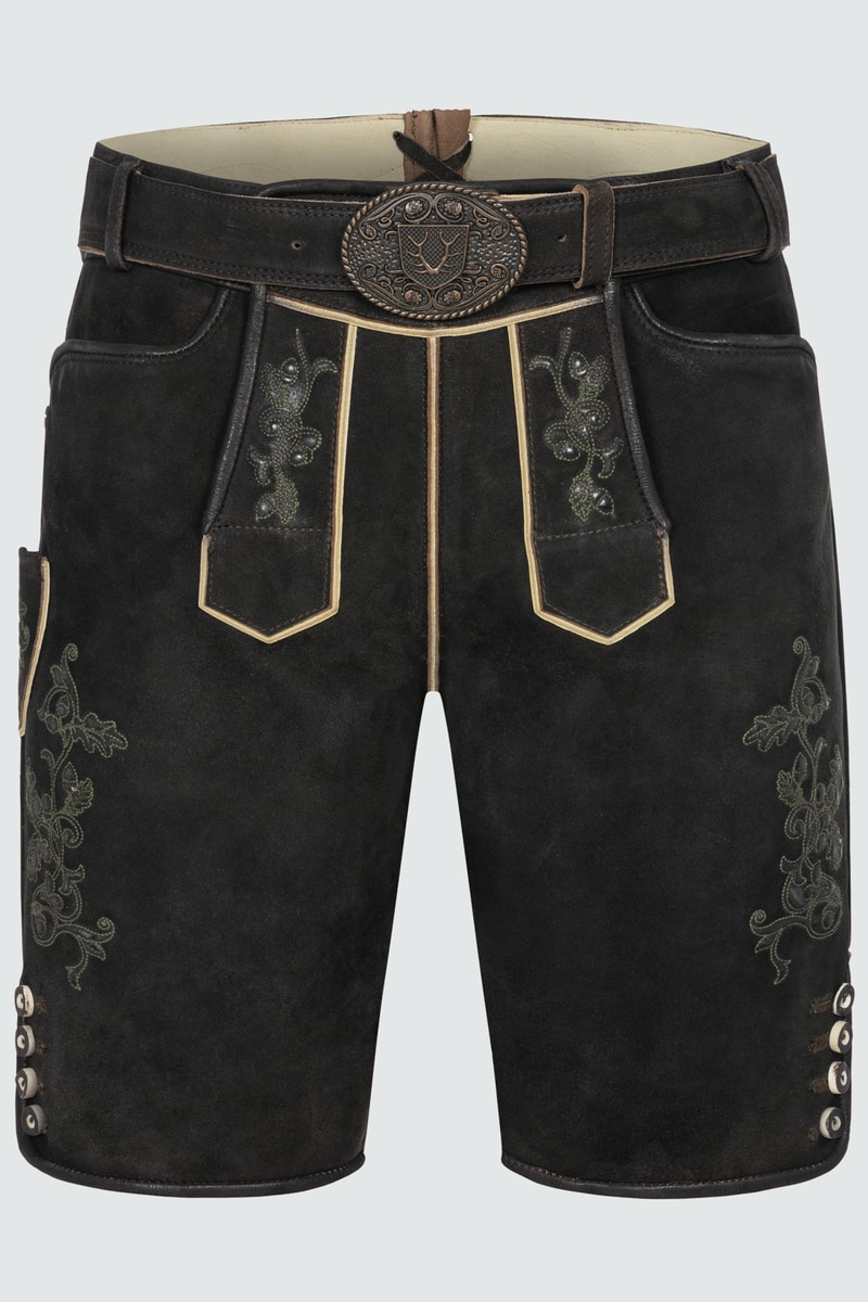 Lederhose Caelius mit Gürtel