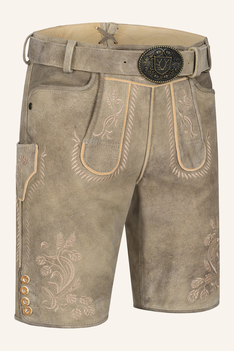 Lederhose Ryann mit Gürtel