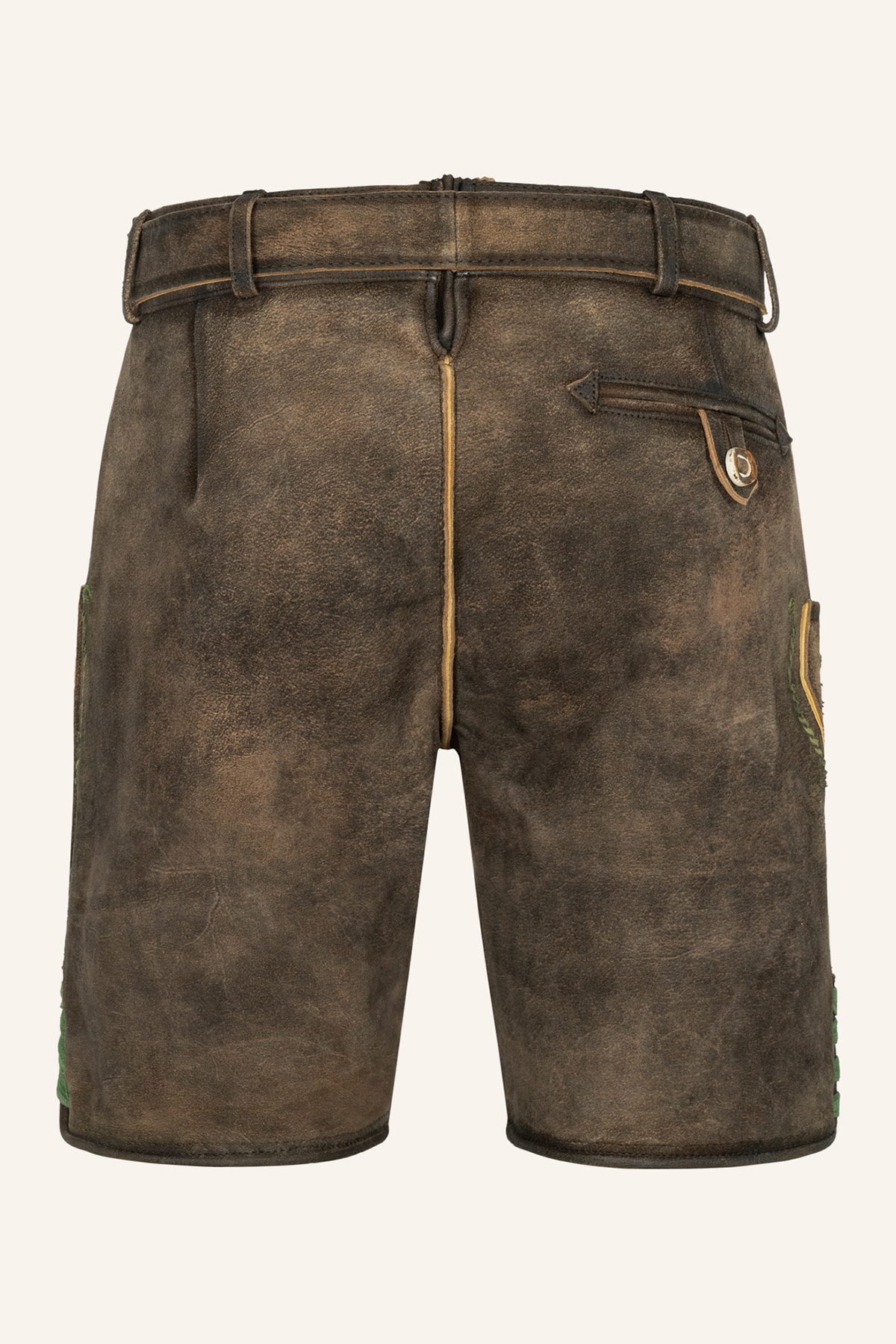 Lederhose Larry mit Gürtel 
