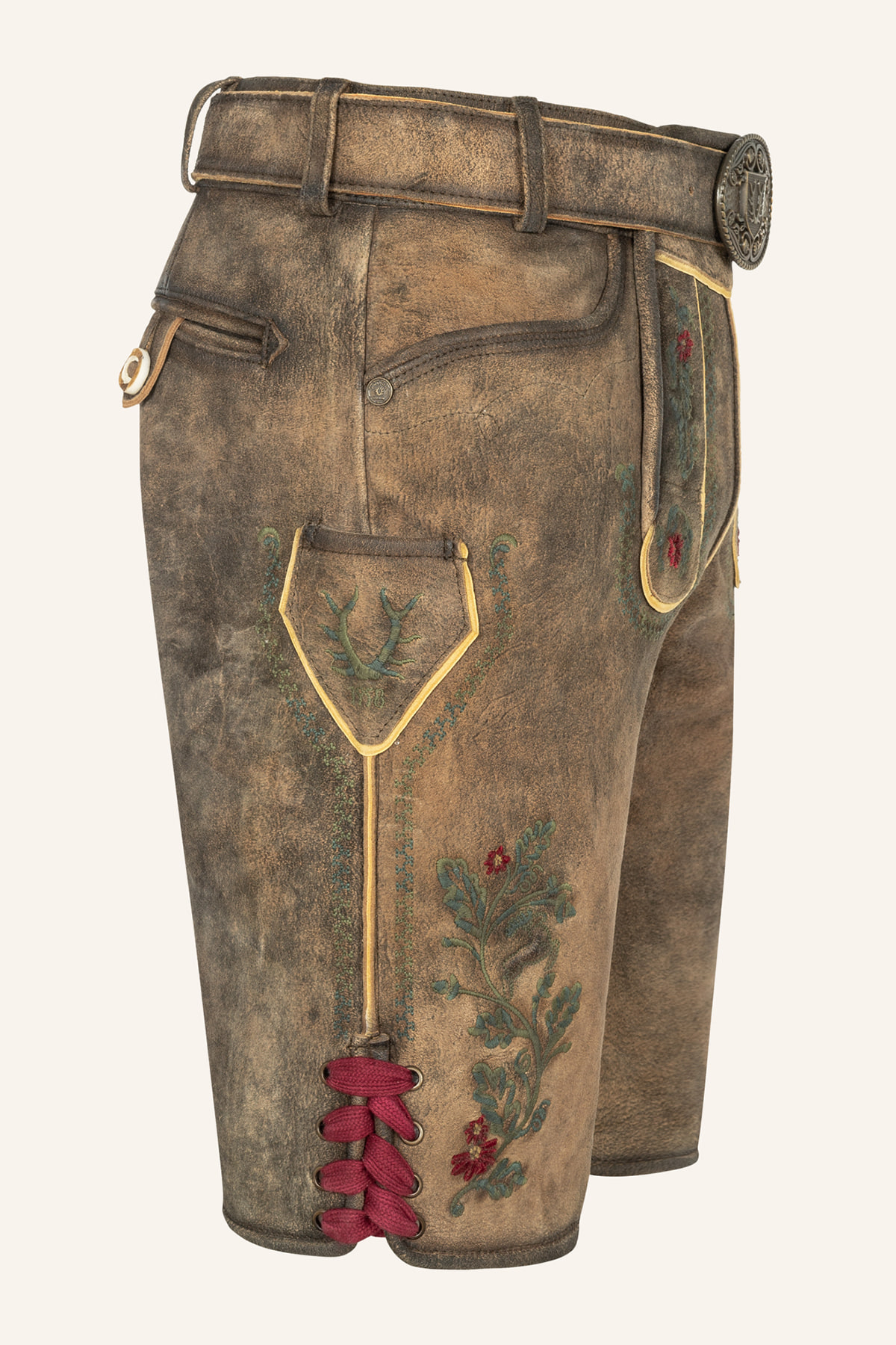Lederhose Charlie mit Gürtel