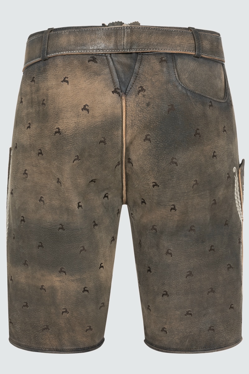 Lederhose Lukas mit Gürtel