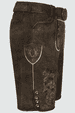 Lederhose Olivier mit Gürtel