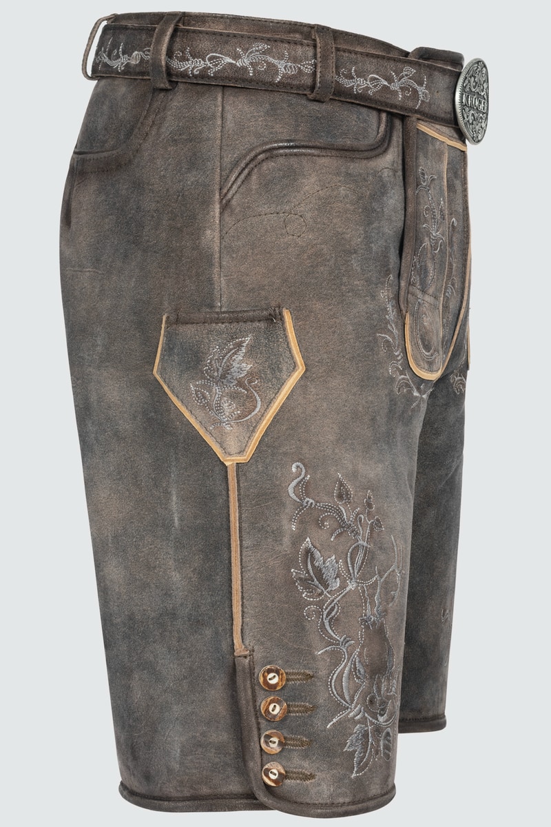 Lederhose Malek mit Gürtel