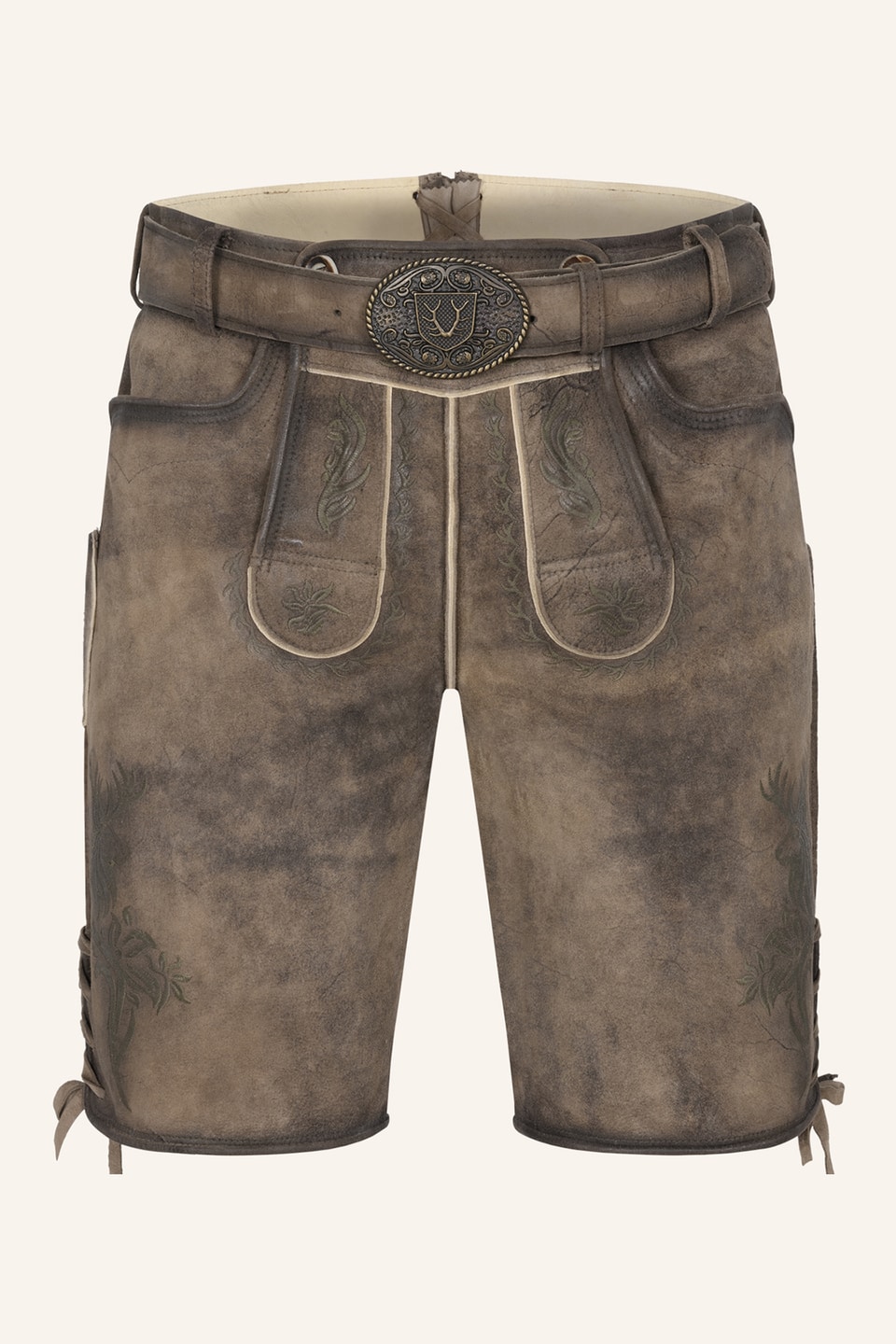 Lederhose Diran mit Gürtel
