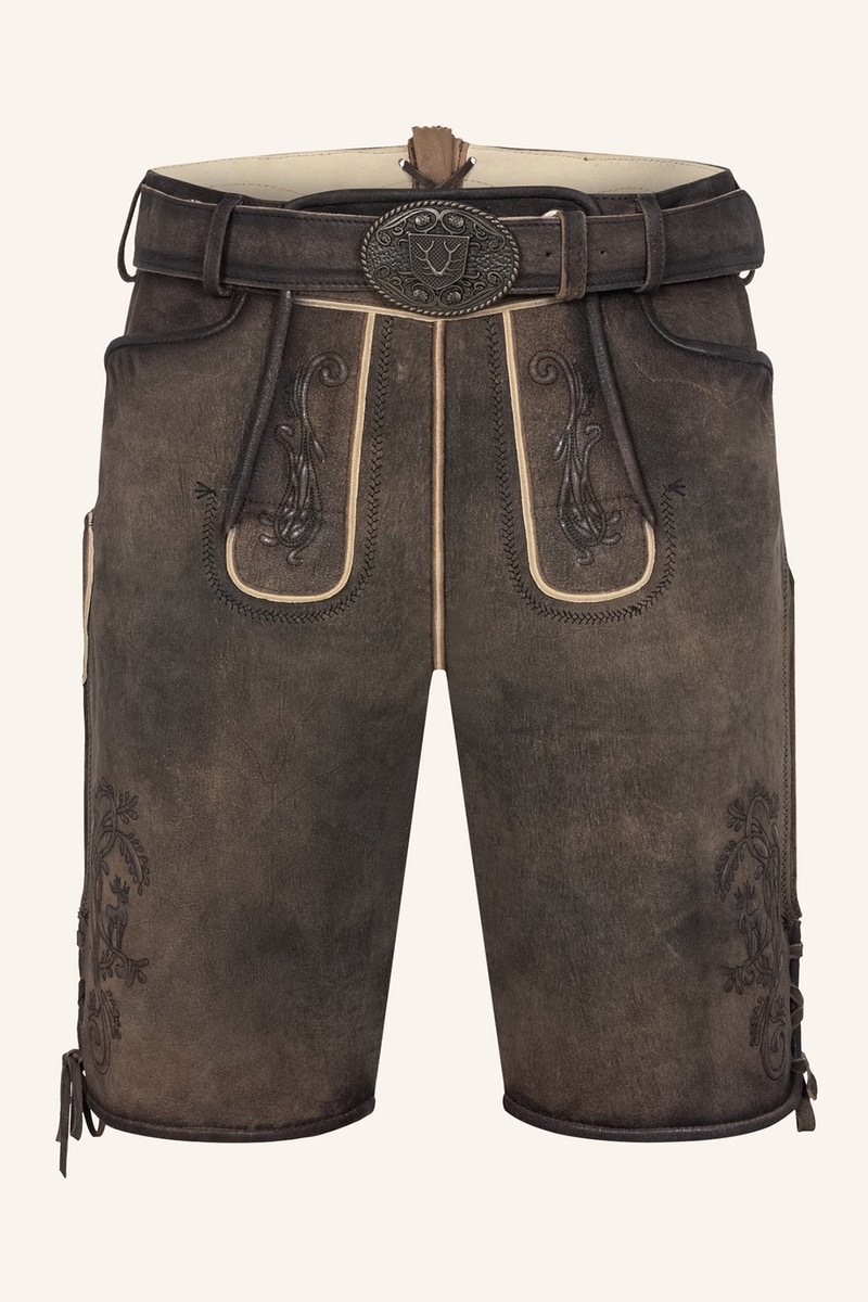 Lederhose Raul mit Gürtel