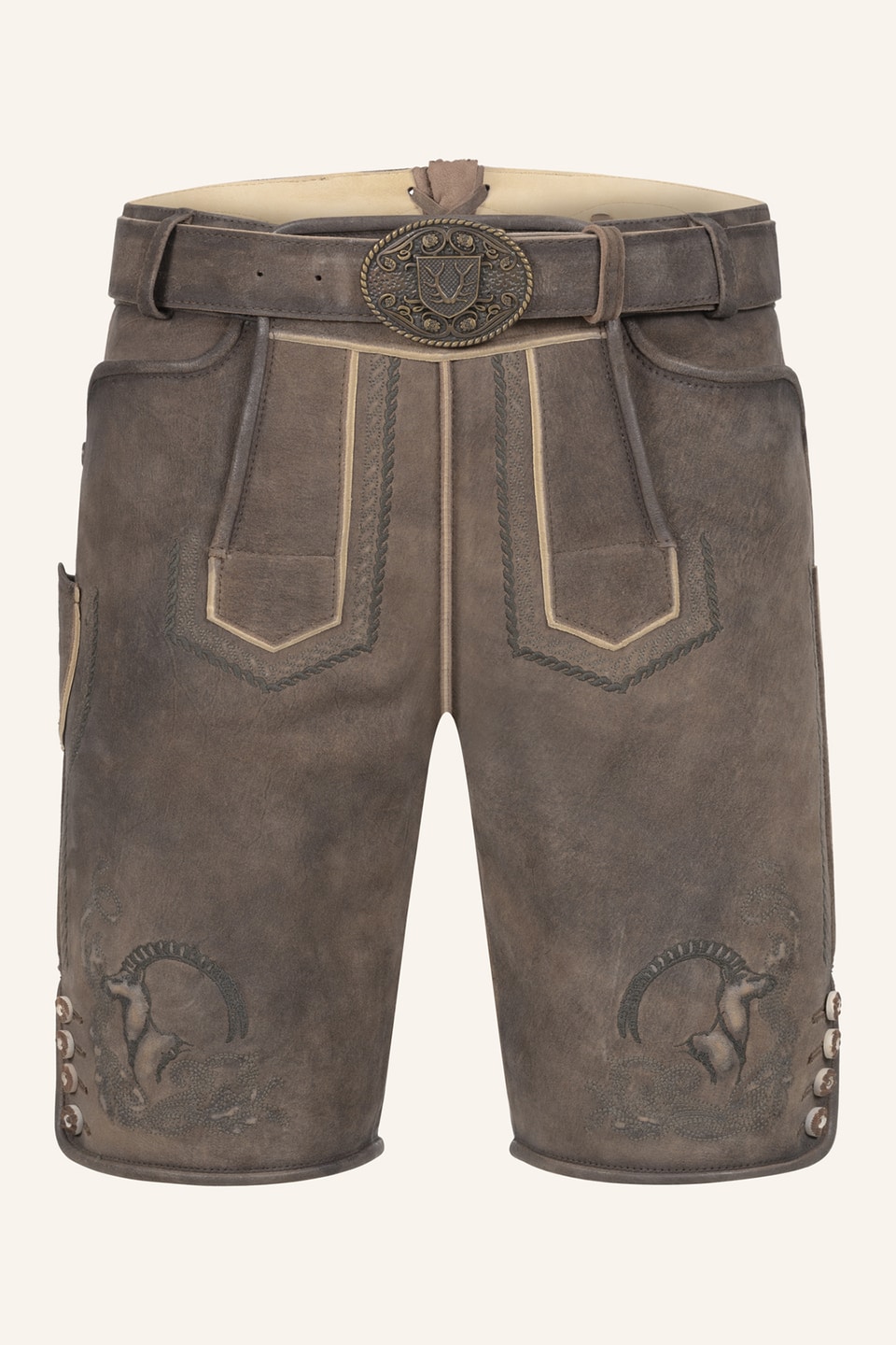 Lederhose Ilian mit Gürtel