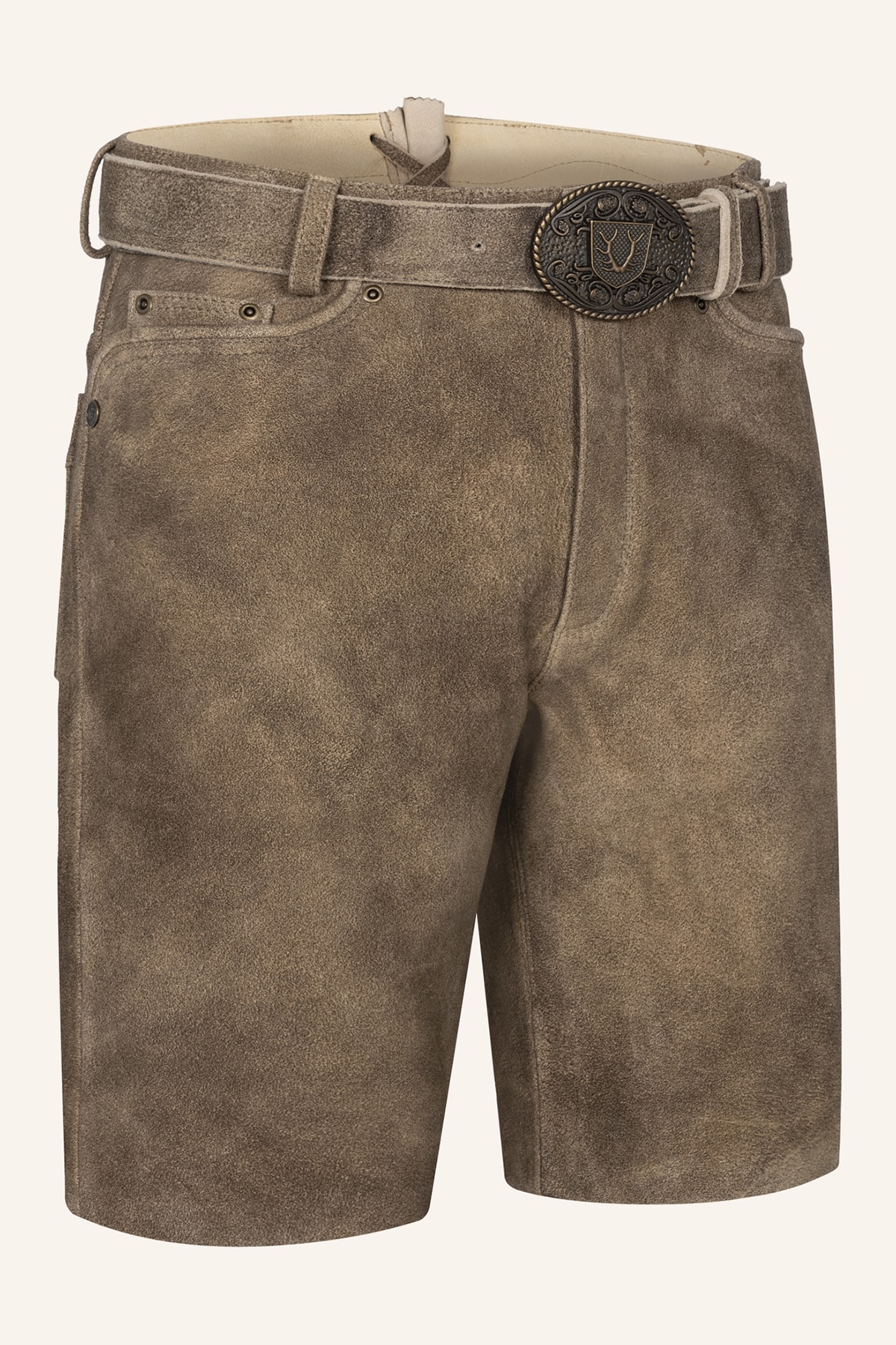 Lederhose Taro mit Gürtel