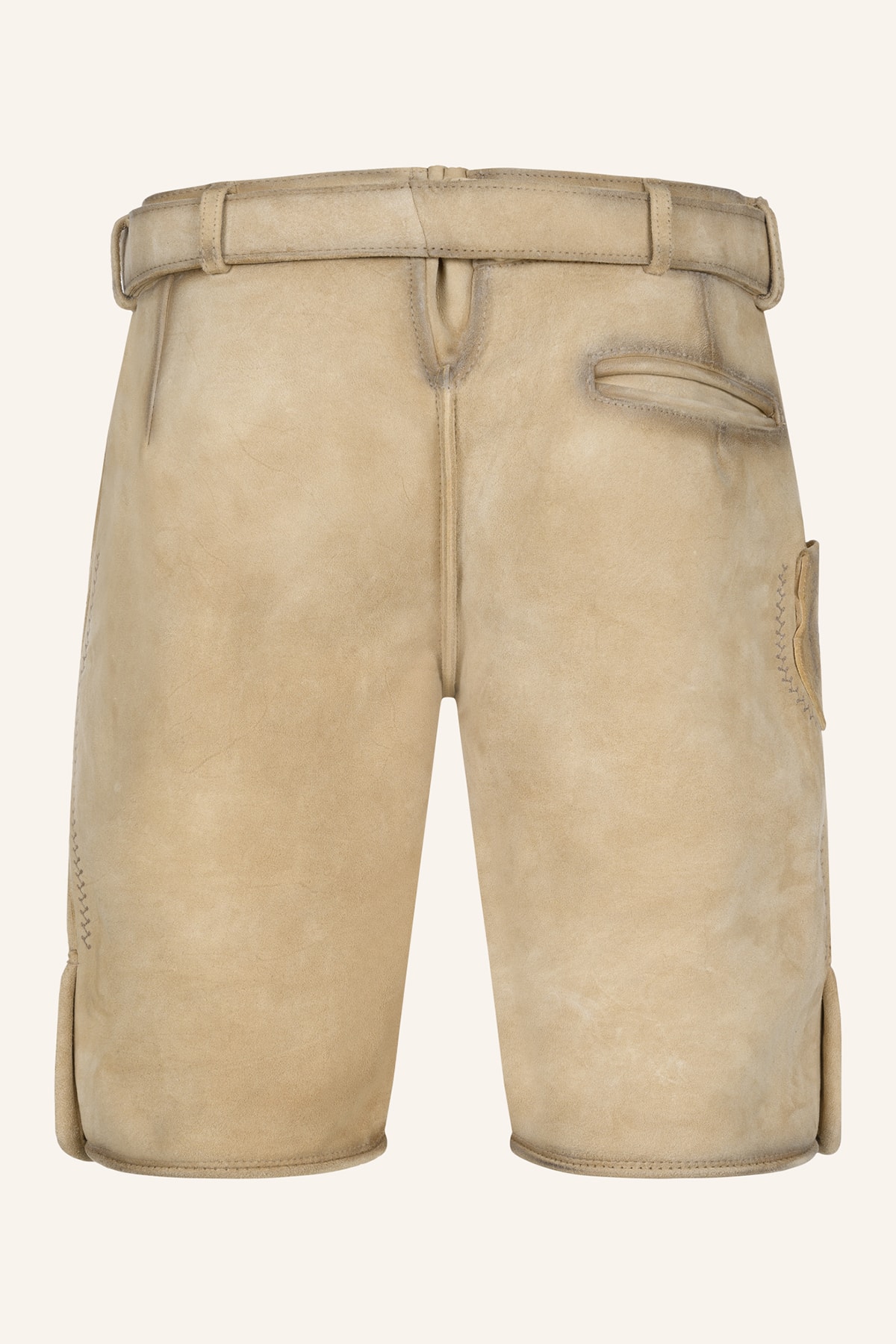 Lederhose Thaddeus mit Gürtel