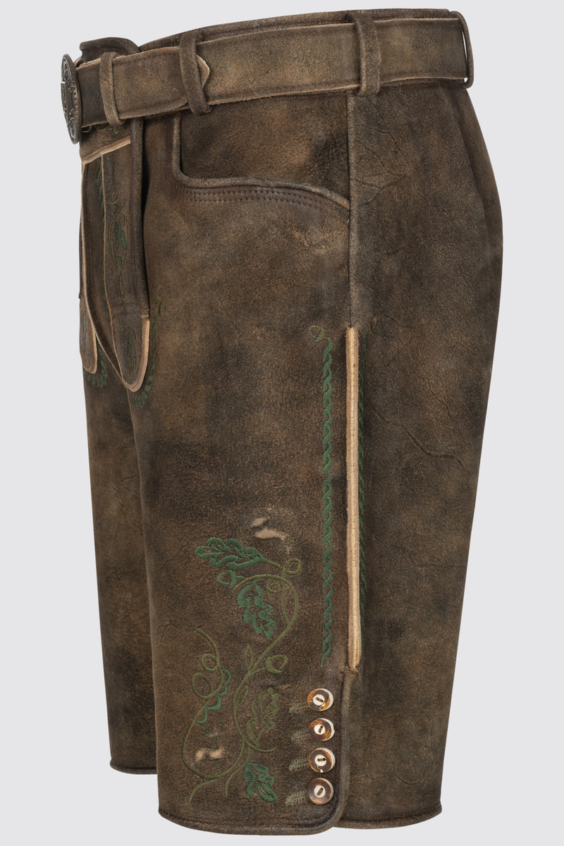 Lederhose Tarius mit Gürtel
