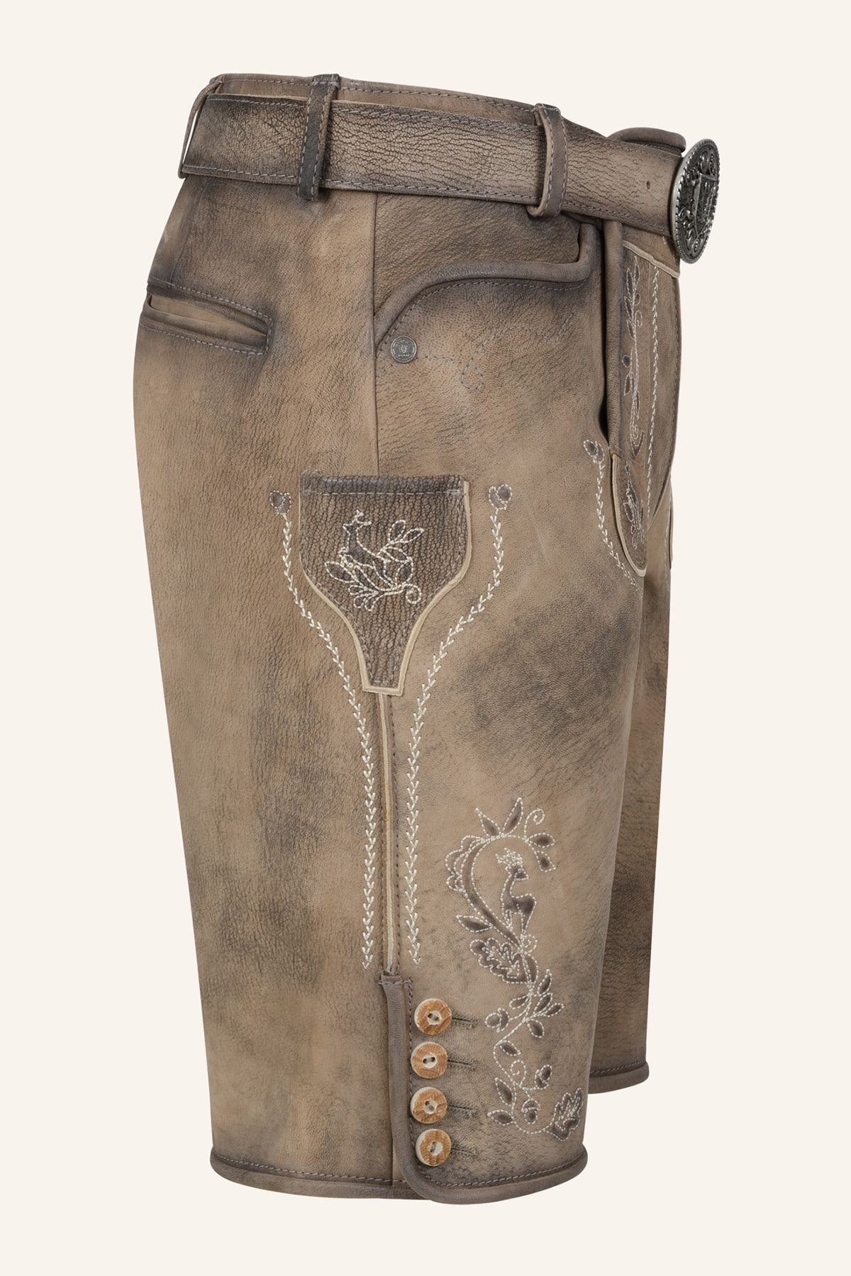 Lederhose Wincent mit Gürtel