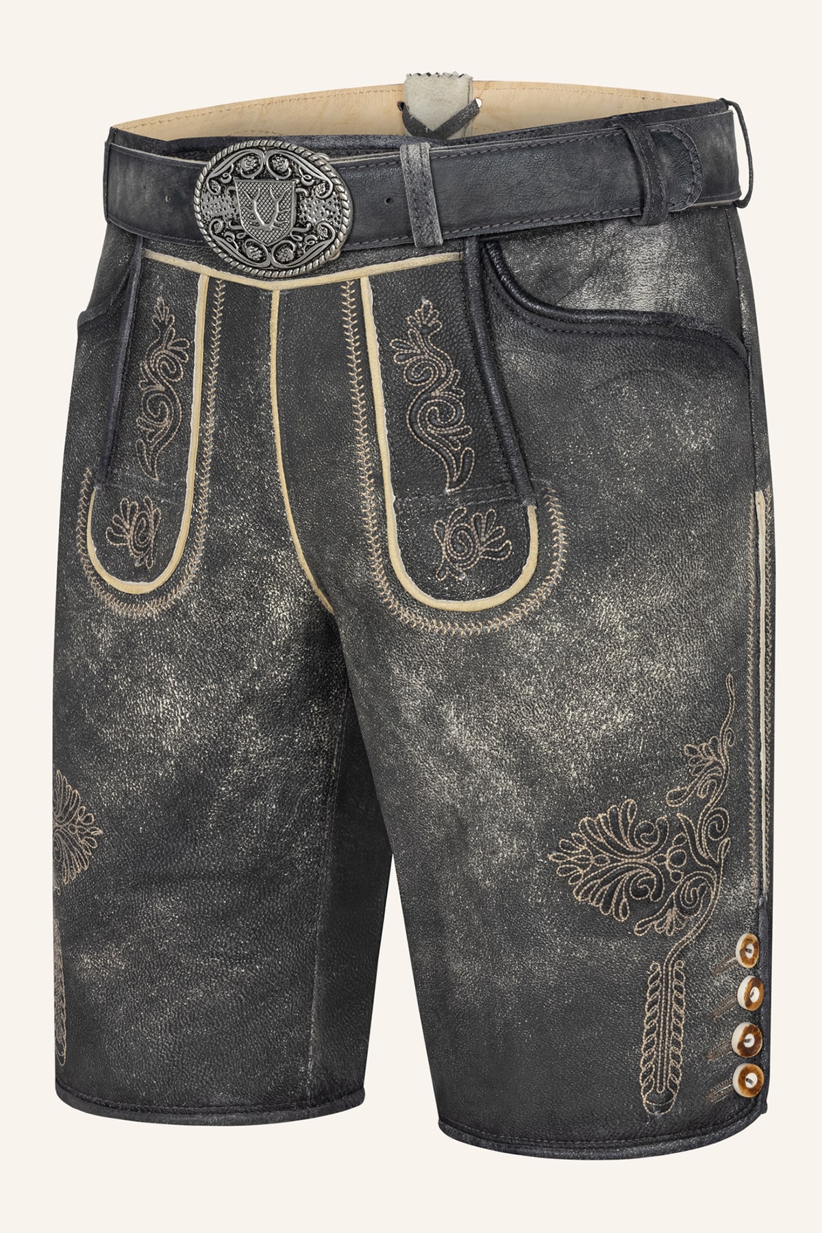 Lederhose Kieran mit Gürtel