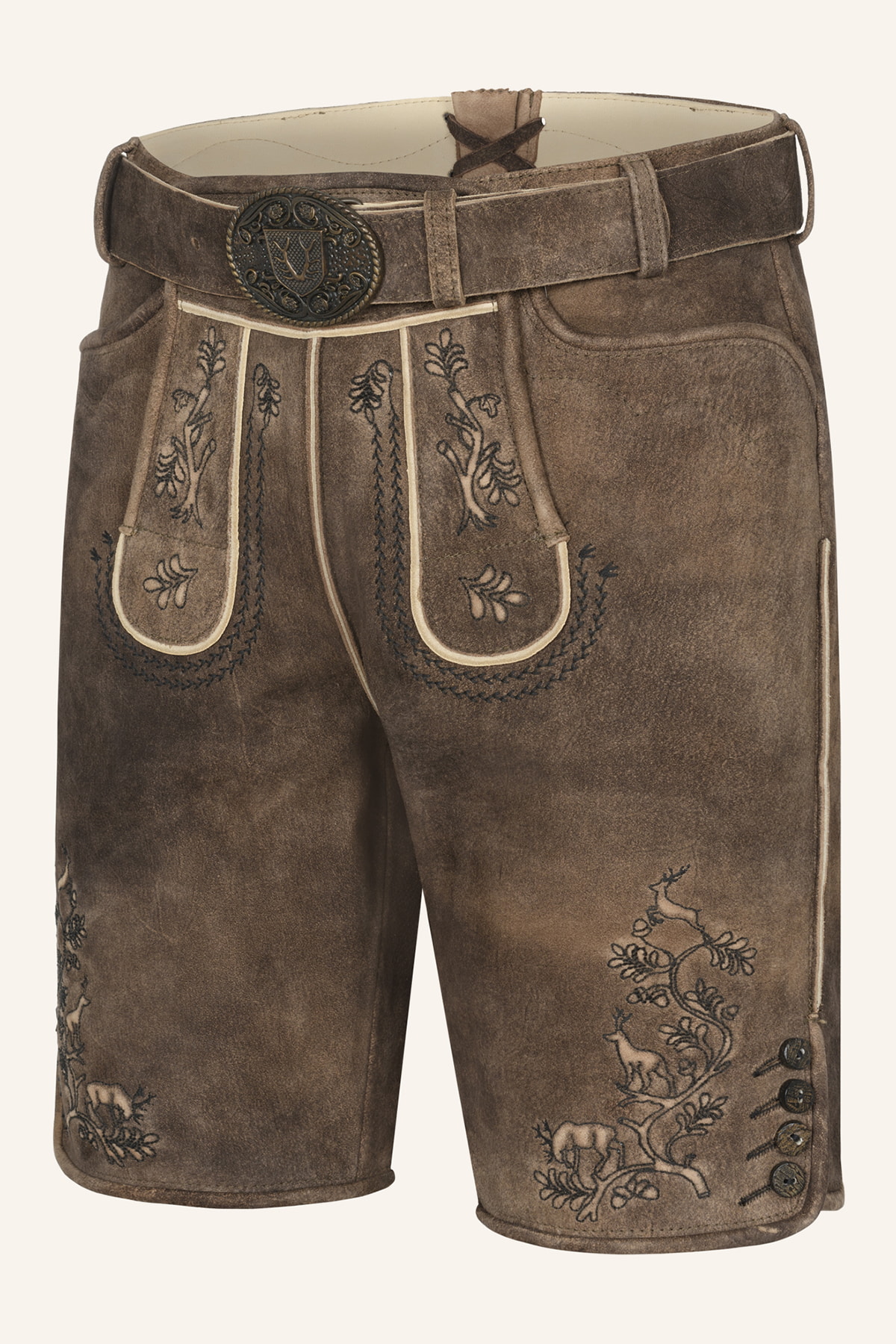 Lederhose Mischa mit Gürtel