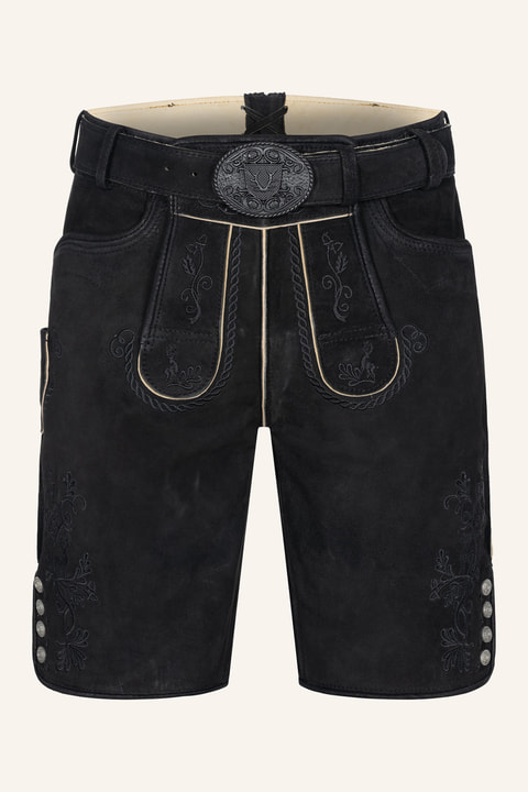 Lederhose Sylvar mit Gürtel