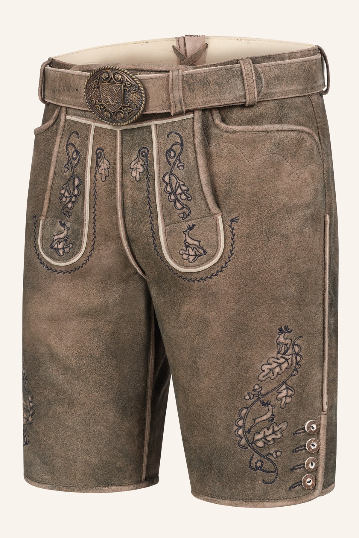 Lederhose Gildo mit Gürtel