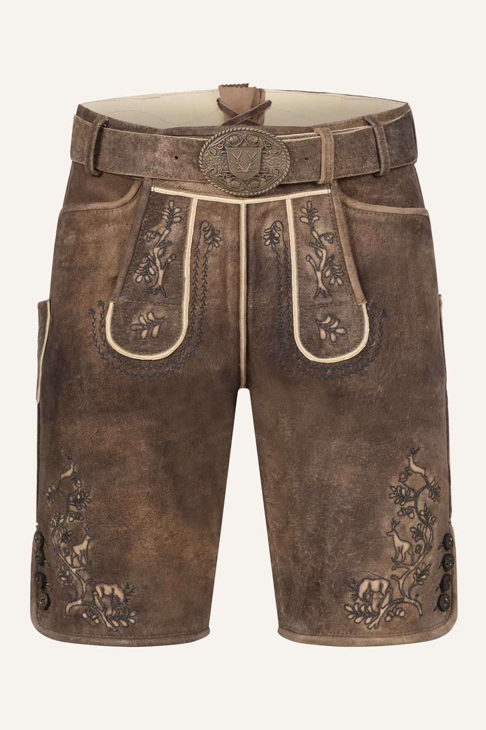 Lederhose Mischa mit Gürtel