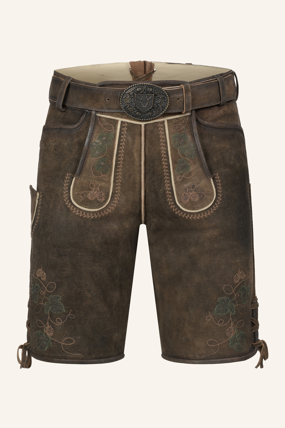 Lederhose Nikolas mit Gürtel