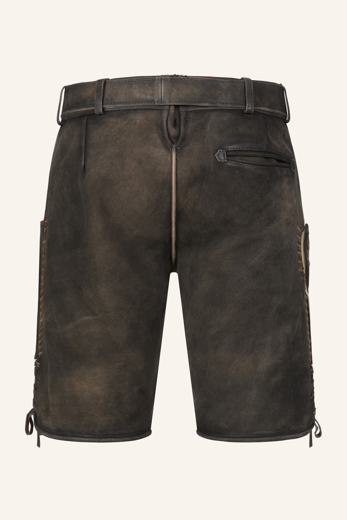 Lederhose Elliot mit Gürtel