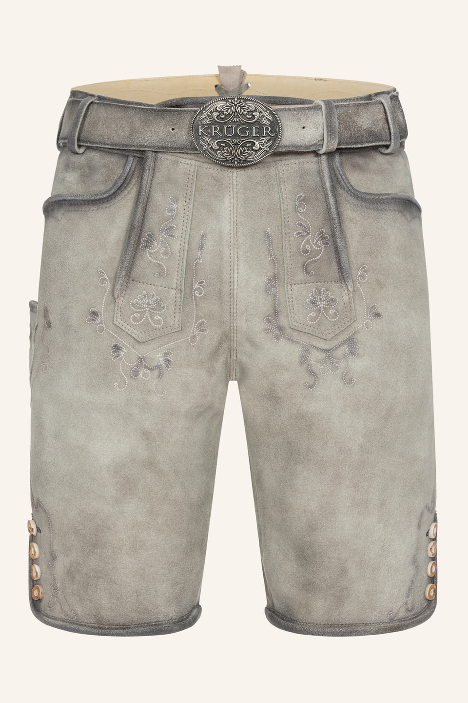 Lederhose Lenny mit Gürtel