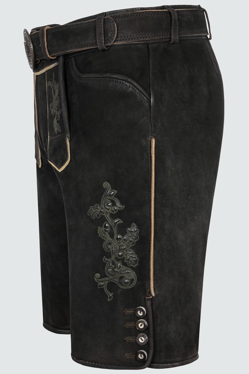 Lederhose Caelius mit Gürtel