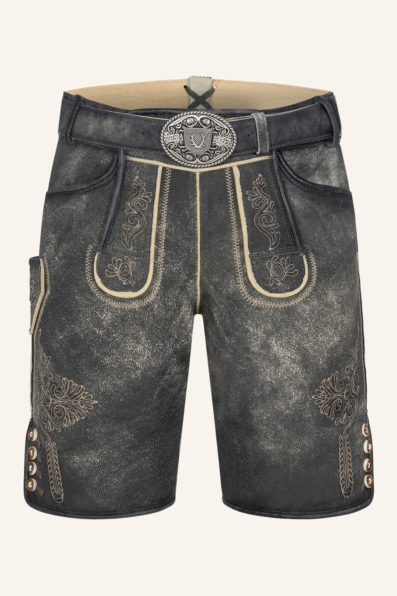 Lederhose Kieran mit Gürtel