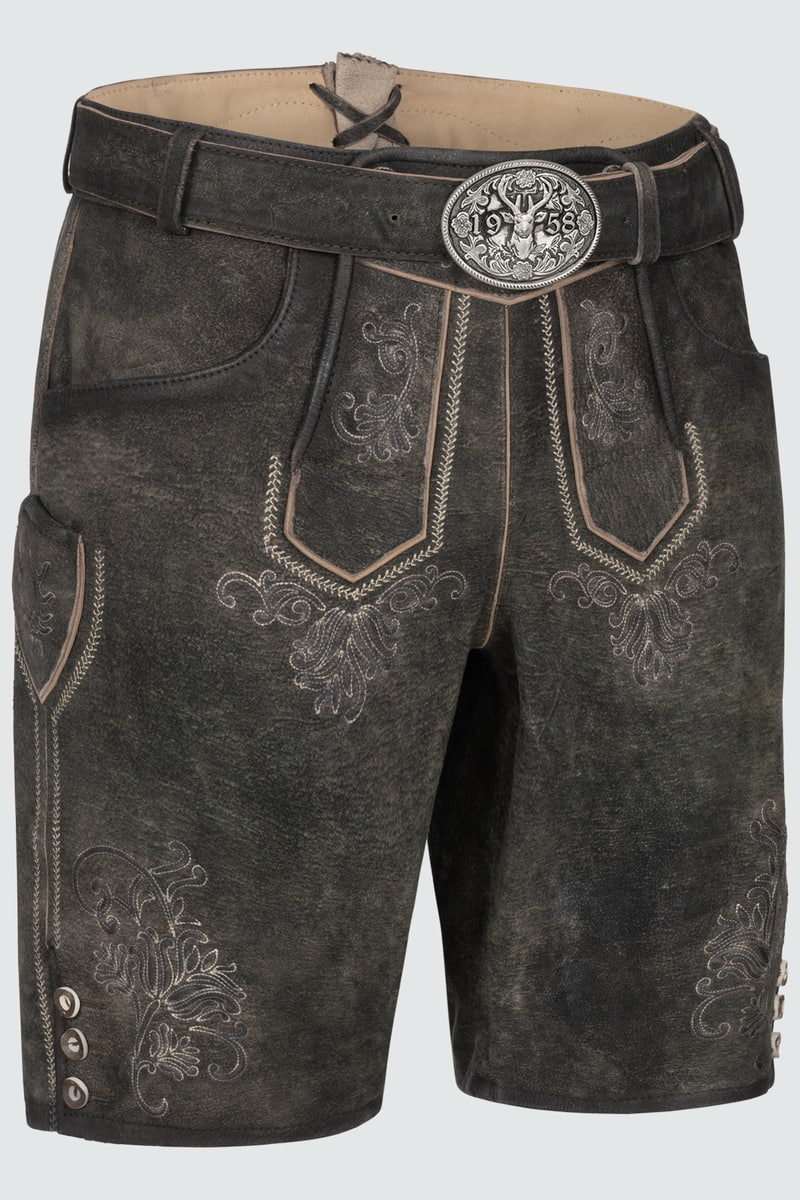Lederhose Arijus mit Gürtel
